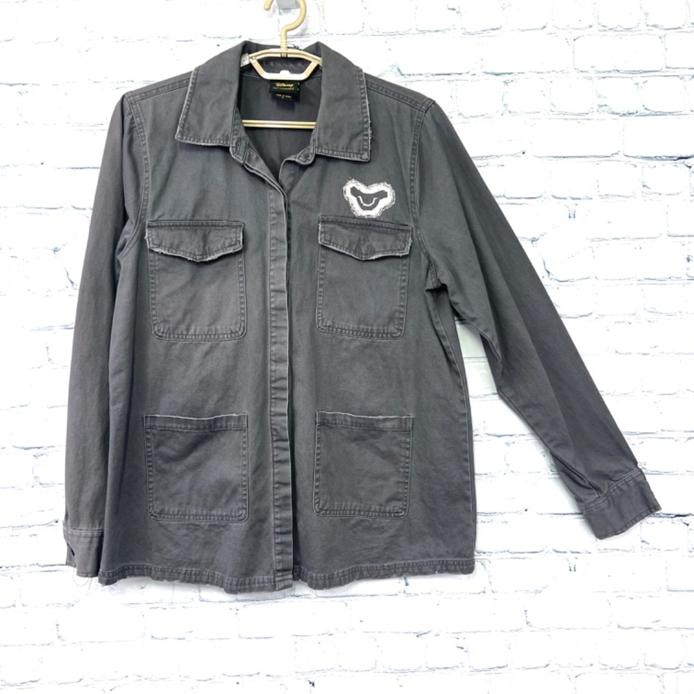 |•DISNEY•| Her Universe The Lion🦁  King👑 Distressed Military/Cargo Jacket/Coat - Picture 4 of 16